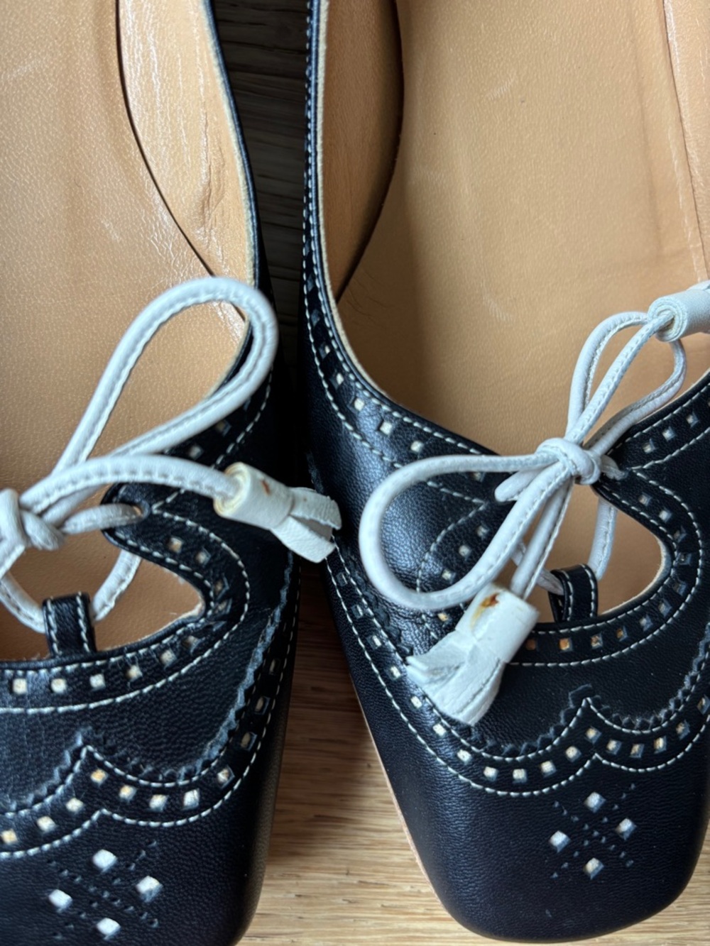 Hermes square toe tassle loafers womens 37/7 - Picture 7 of 7